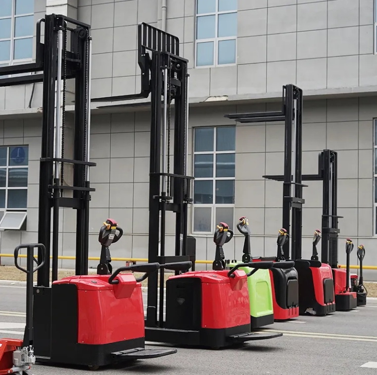 1.5 Ton Automatic Electric Stacker Full Electric Forklift Walkie Semi Electric Pallet Stacker
