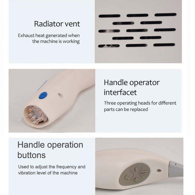 Processo Térmico de Aquecimento RF Fracionário RF Frequência de Rádio Flx Radiofrequência 5th Geração Face e Olhos Dicas Dispositivo de Levantamento