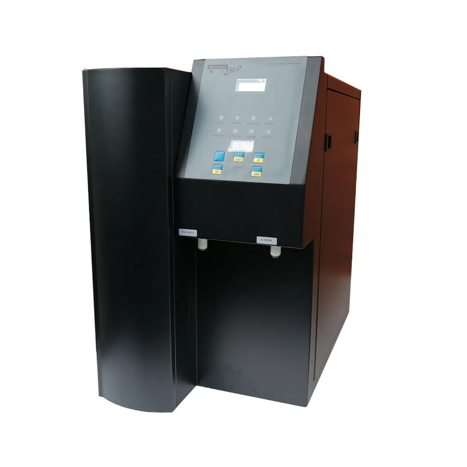 Equipamento de Água de Laboratório Analítico 18.2 Tipo 1 Purificador de Água Ultrapura PLC