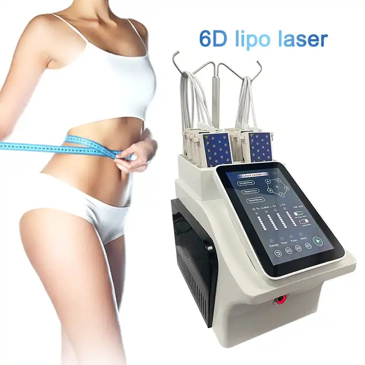 2025 Máquina de Beleza para Perda de Peso com Lipo Laser e Cavitação RF a Preço de Fábrica 6D Máquina de Lipo Laser