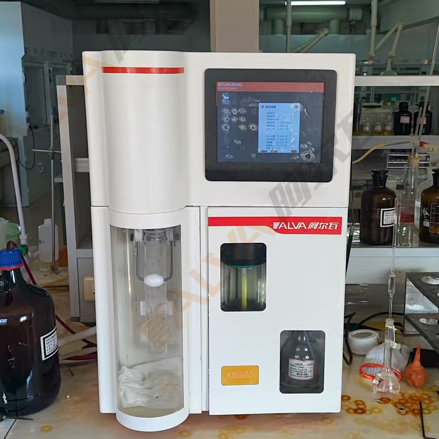 Analisador de Nitrogênio Kjeldahl Kd680: Equipamento Analítico de Laboratório para Detecção de Conteúdo de Proteína (N) em Amostras de Alimentos, Cereais, Água e Solo