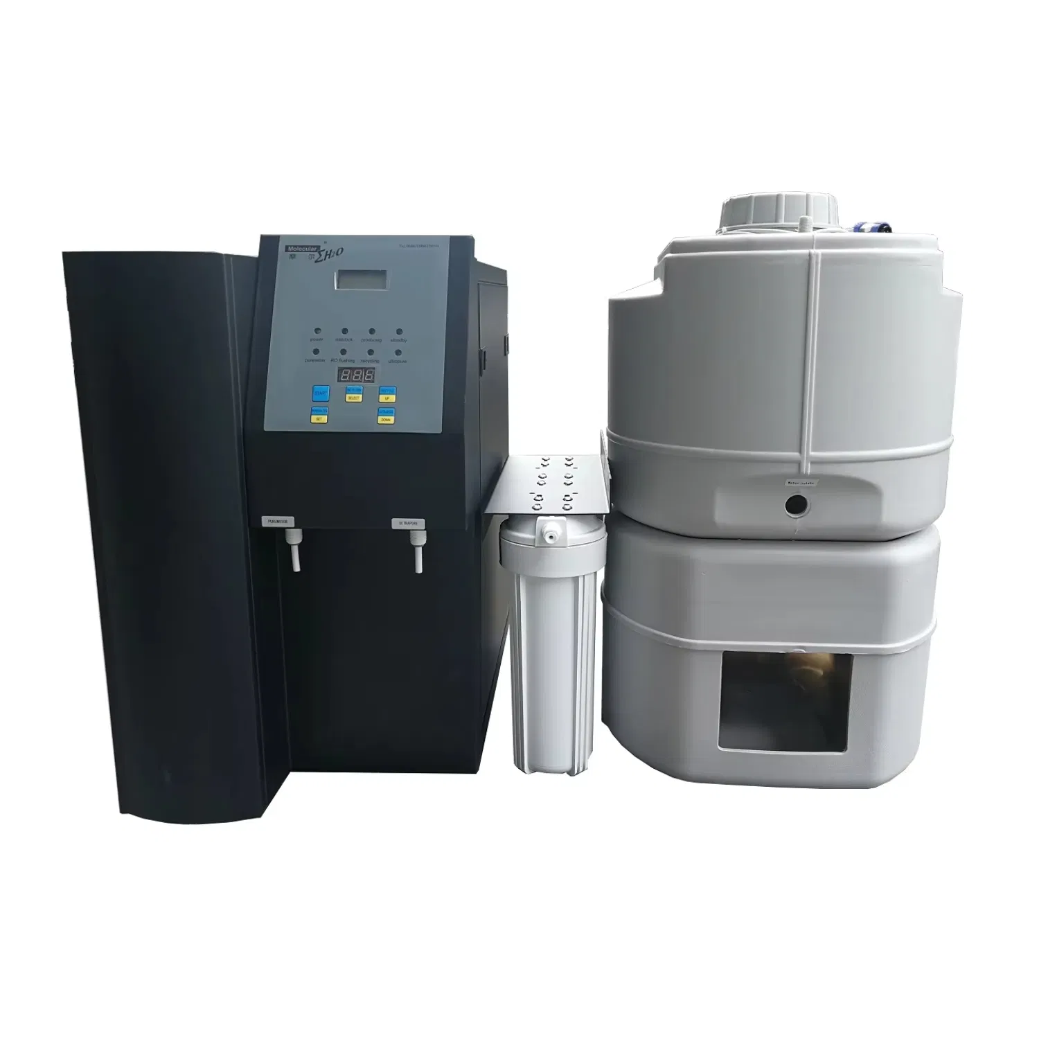 Equipamento de Água de Laboratório Analítico 18.2 Tipo 1 Purificador de Água Ultrapura PLC