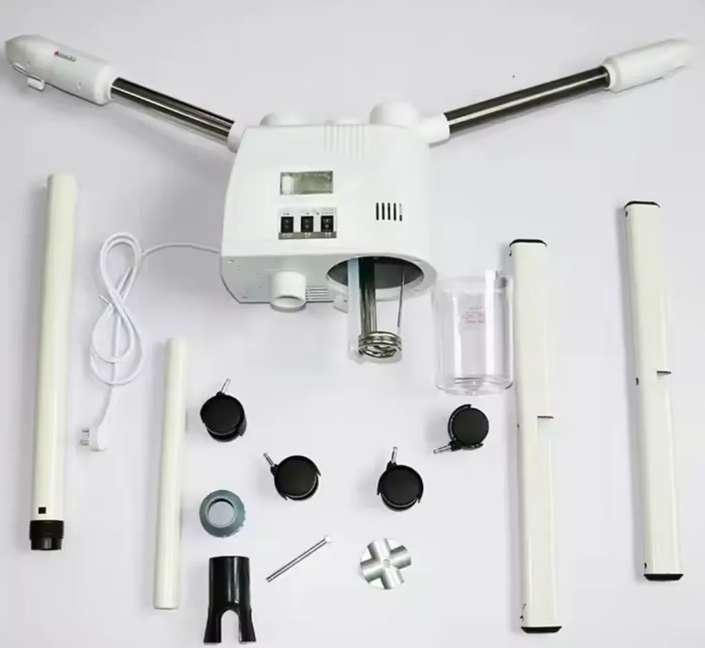 Equipamento de Vapor Facial Ozone SPA para Pele Hidratada Pequeno Tamanho Beleza Quente e Frio