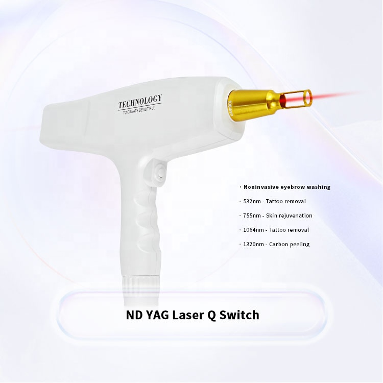 4 em 1 Equipamento de Beleza para Remoção de Pelo a Laser Diode, Pico Laser, IPL e ND YAG