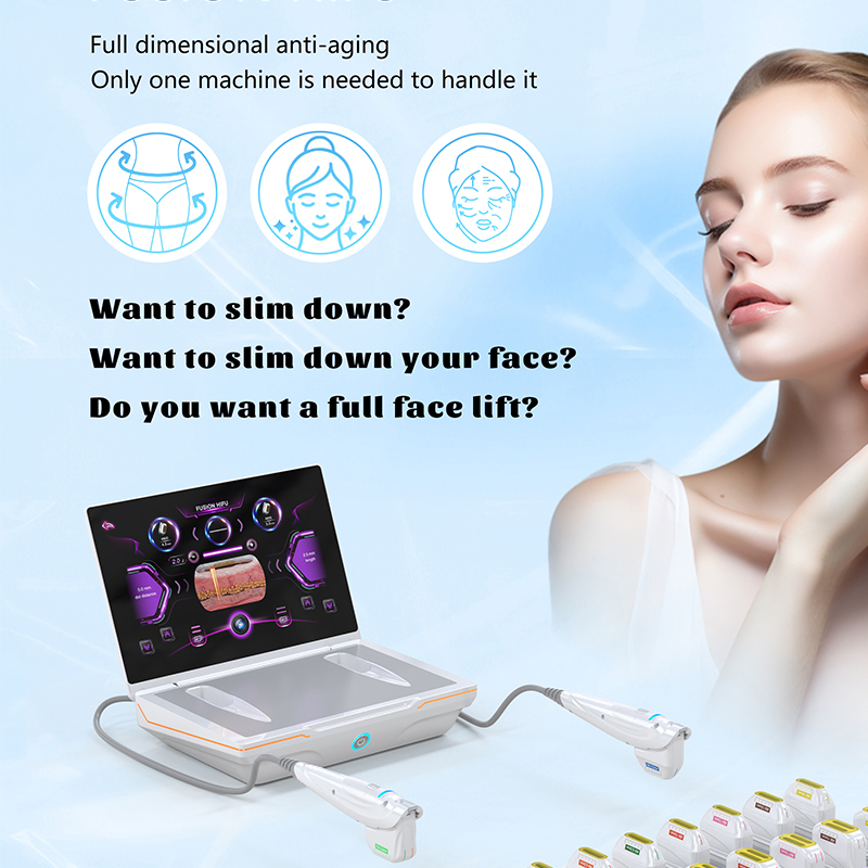 Novo Dispositivo Hefu para Remoção de Rugas, Antienvelhecimento, Modelagem Corporal, Levantamento Facial, Aperto da Pele, Equipamento de Beleza para SPA