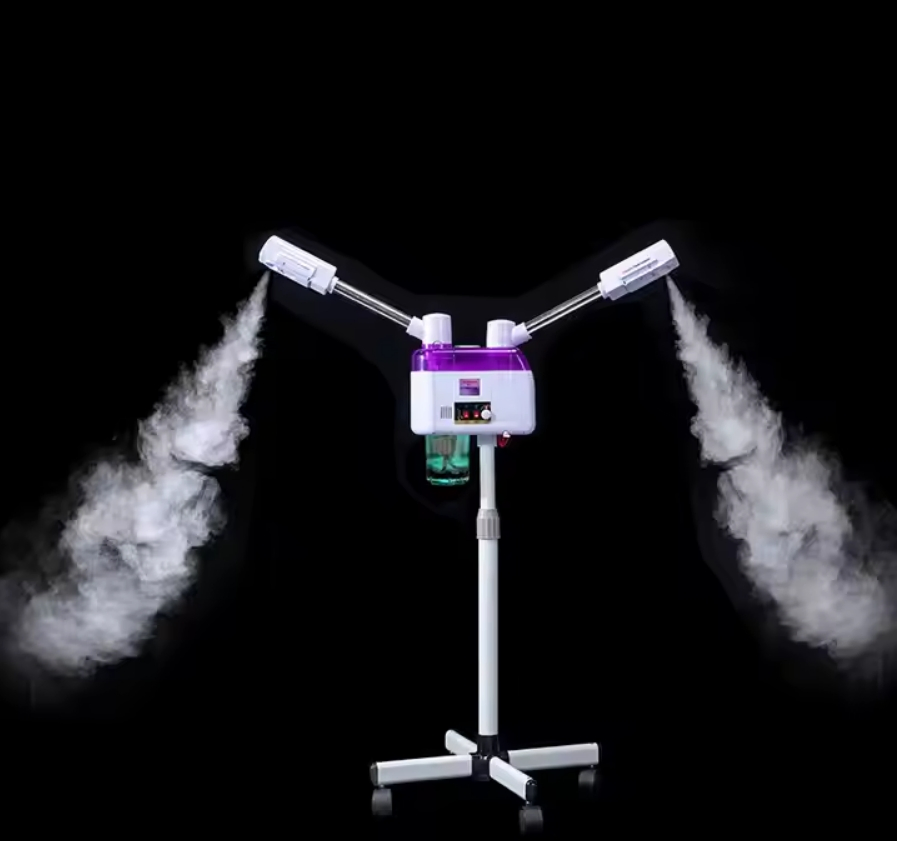 Equipamento de Vapor Facial Ozone SPA para Pele Hidratada Pequeno Tamanho Beleza Quente e Frio