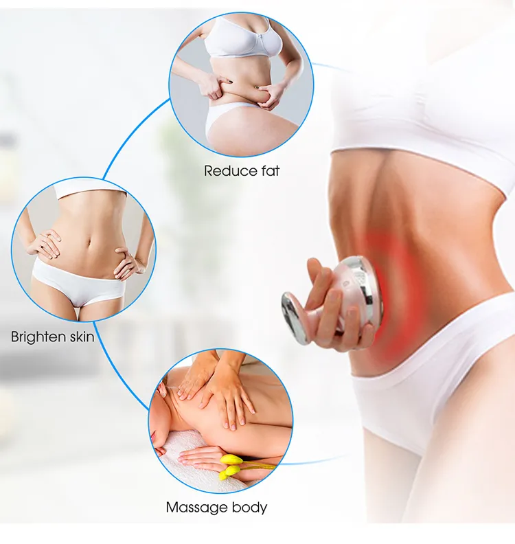 Dispositivo de salão de estética portátil LED EMS massageador para lifting facial, RF para firmeza da pele, ultrassom e equipamento de beleza infravermelho para uso doméstico
