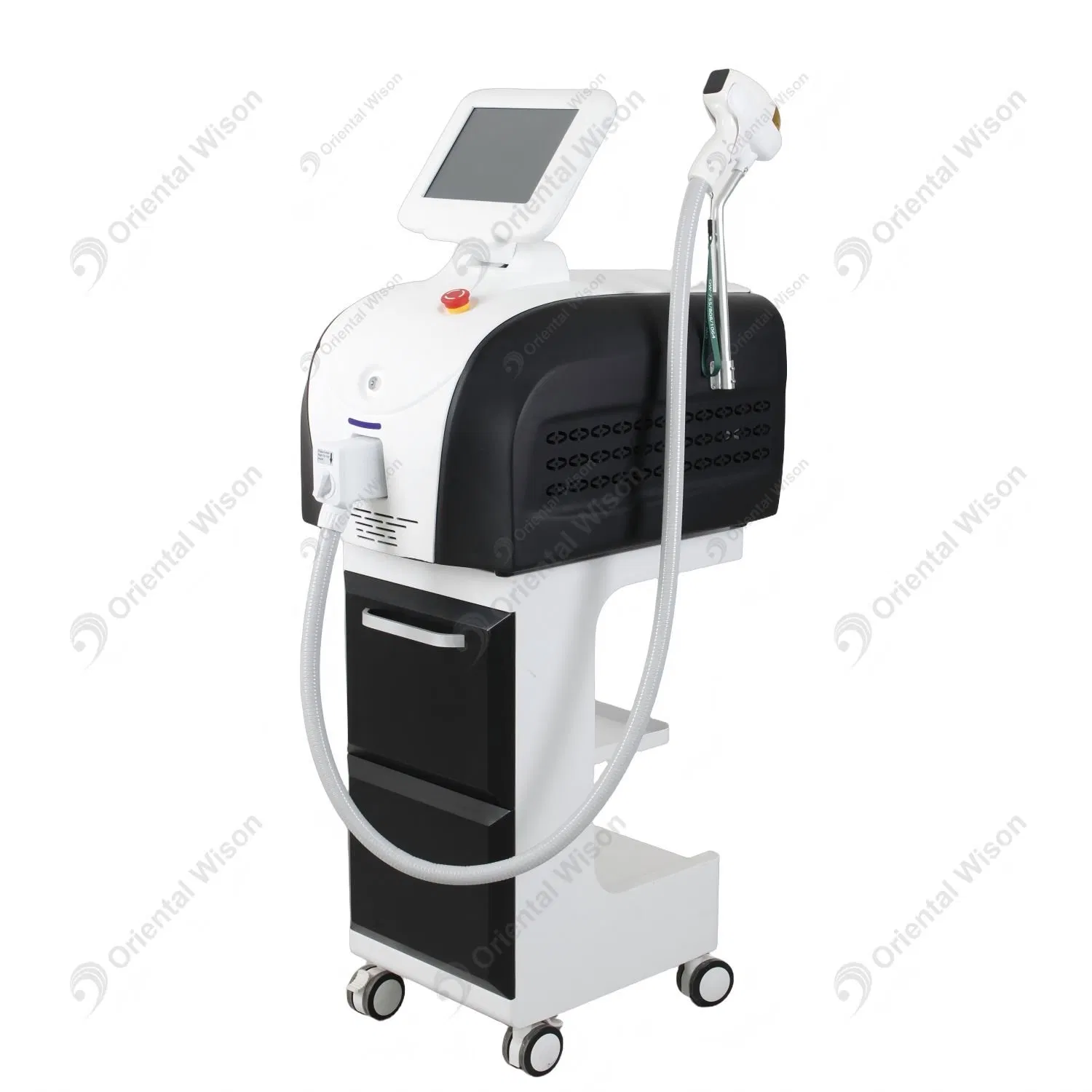 Máquina de Remoção de Cabelo a Laser Diodo Portátil 808nm Dispositivo de Depilação a Laser 3 Onda 808 755 1064 Tripla Comprimento de Onda