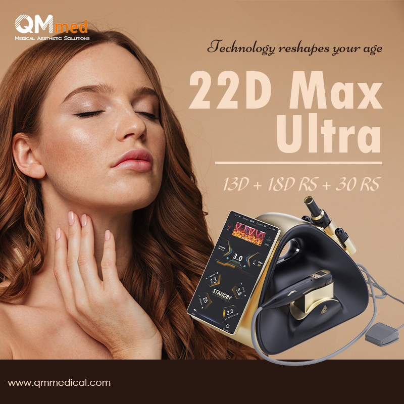 Máquina de Beleza Hifu RF de Alto Desempenho com Motor Sem Escovas Controle Inteligente Dispositivo de Cuidado Abrangente para Rosto e Corpo Intimo