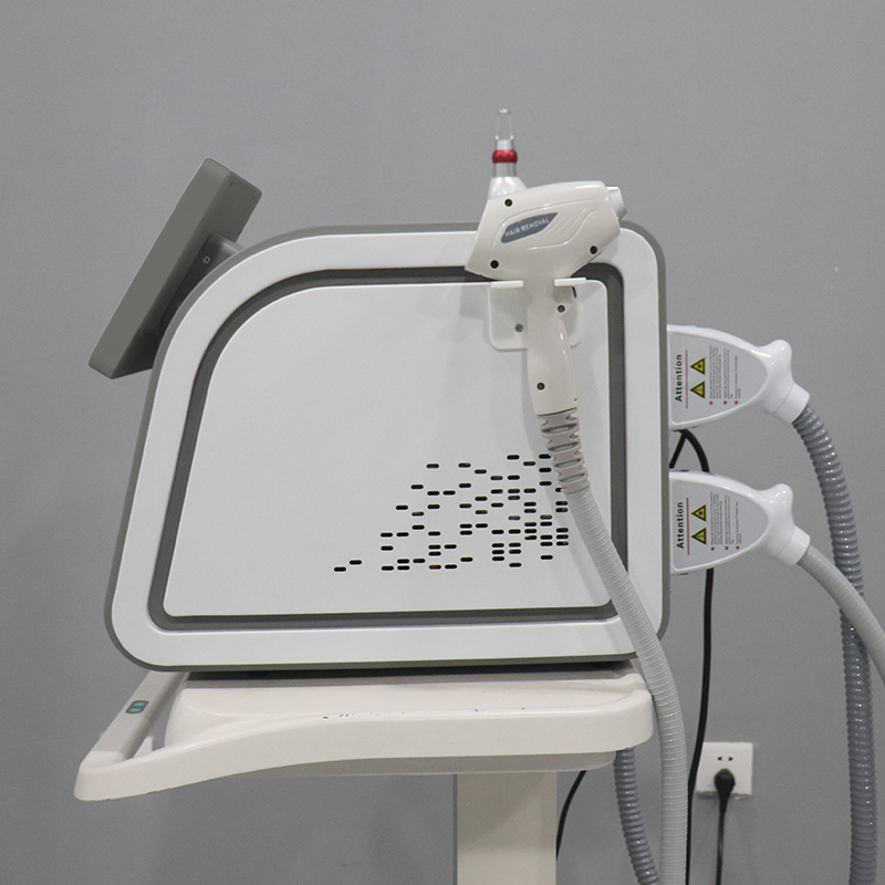 Máquina de Depilação a Laser de Diodo Multi Comprimento Remoção de Cabelo a Laser Remoção de Tatuagem