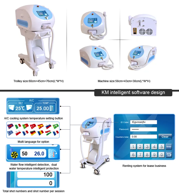 Equipamentos De Depilação Diodos 808nm