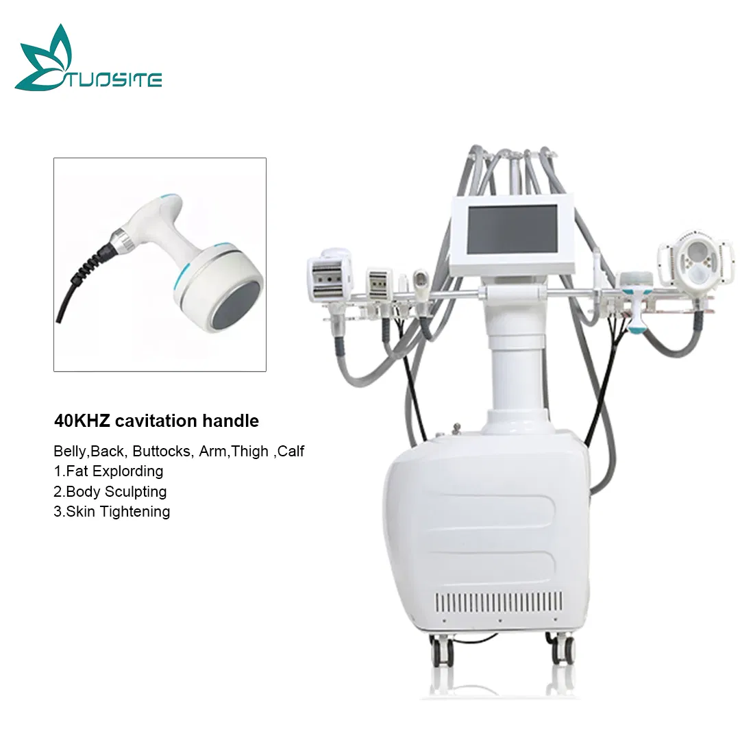 Máquina Profissional de Remoção de Celulite por Cavitação a Vácuo e Radiofrequência para Modelagem Corporal e Emagrecimento