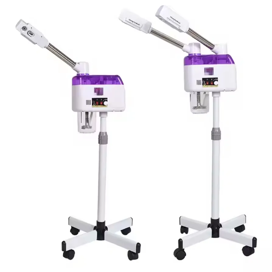 Equipamento de Vapor Facial Ozone SPA para Pele Hidratada Pequeno Tamanho Beleza Quente e Frio