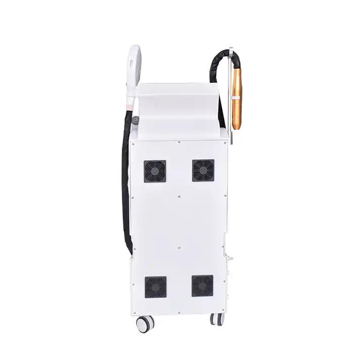 3 em 1 Multifuncional 360 Máquina de Laser Opt Elight IPL RF ND YAG Equipamento de Beleza para Remoção Rápida de Pelos a Laser