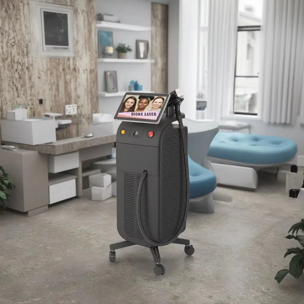 Máquinas de Laser Alexandrita Equipamentos de Salão de Beleza Máquinas Profissionais 3000W 808 Máquina de Remoção de Pelo a Laser Diode Remoção de Pelo a Laser