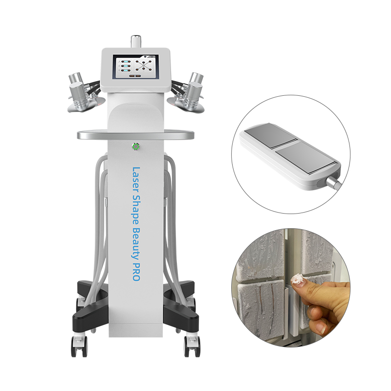 Outlet de Fábrica Lllt 635nm Tratamento de Lipólise a Frio Cryo Lipo Laser Remoção de Celulite Corporal 6D Máquina de Emagrecimento Rápido com Pás Cool EMS