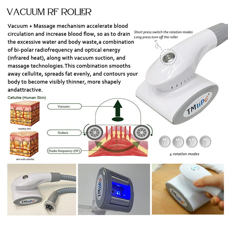 Máquina de Rosto com Cavitação por Rolos a Vácuo para Olhos RF Avashape Ava Shape Equipamento de Beleza