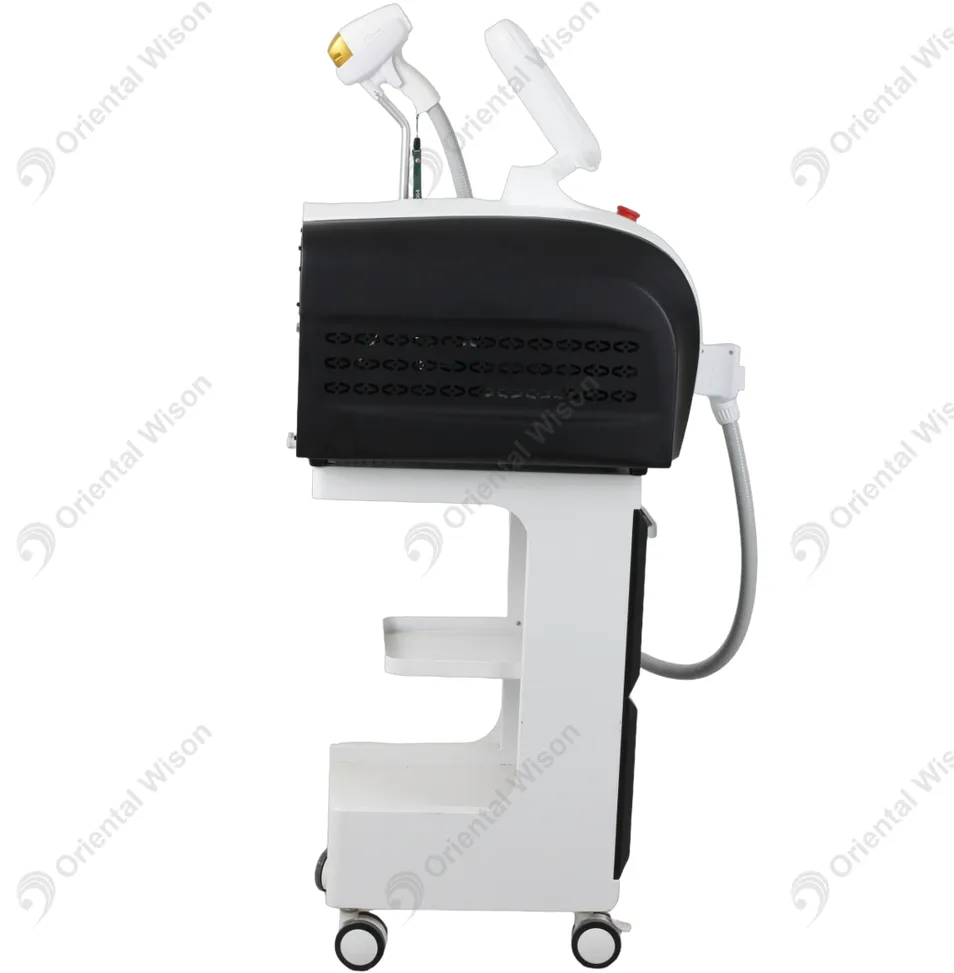 Máquina de Remoção de Cabelo a Laser Diodo Portátil 808nm Dispositivo de Depilação a Laser 3 Onda 808 755 1064 Tripla Comprimento de Onda
