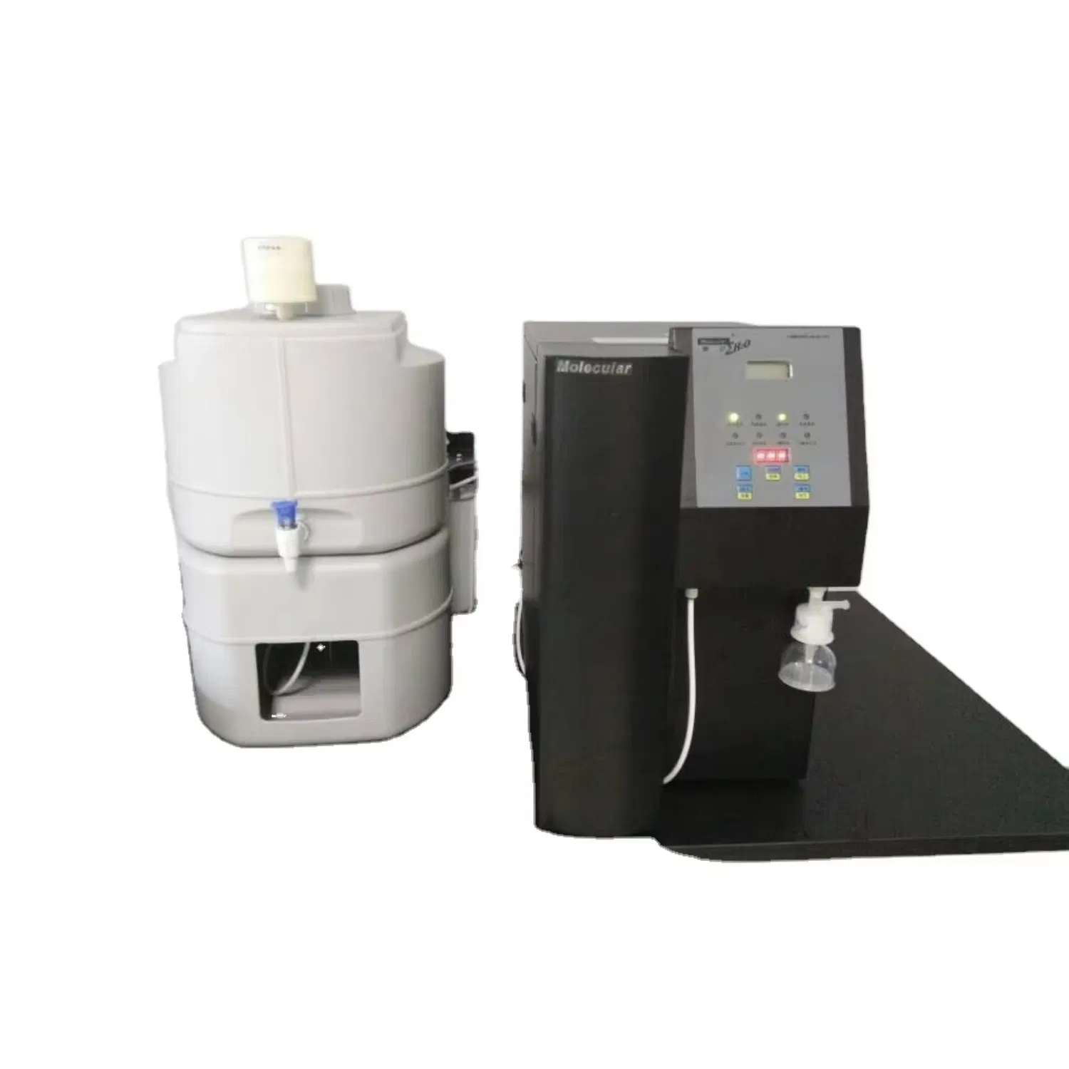 Equipamento de Água de Laboratório Analítico 18.2 Tipo 1 Purificador de Água Ultrapura PLC