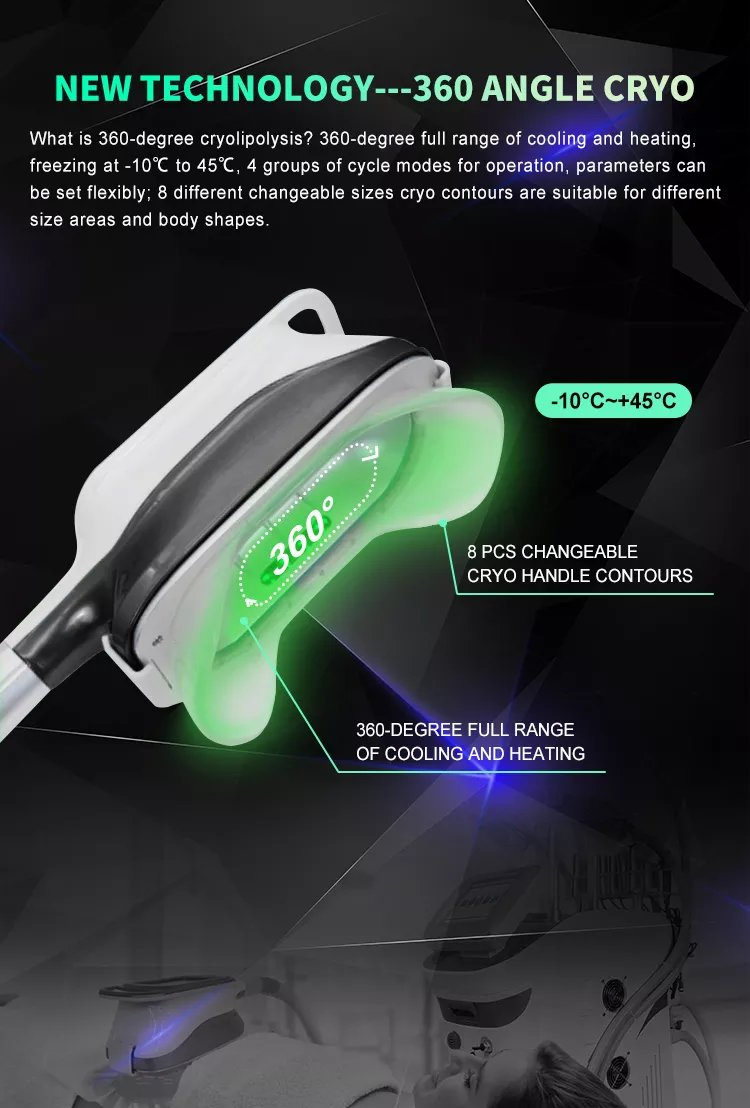 9 em 1 Máquina de Crioterapia Localizada para Emagrecimento e Modelagem