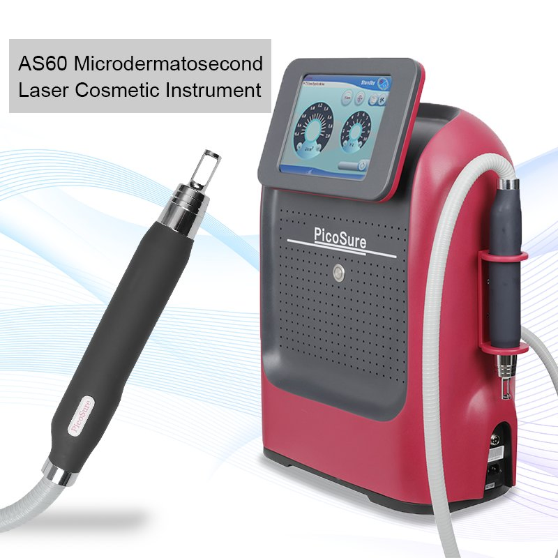 Máquina portátil de laser picosegundo ND YAG com Q-Switch para remoção de tatuagens, clareamento da pele e remoção de rugas, equipamento de beleza