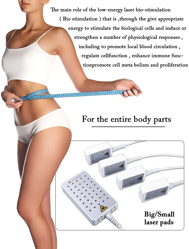 Máquina de emagrecimento corporal com laser lipolaser, criolipólise, laser lipo 336 diodo laser I-Lipo