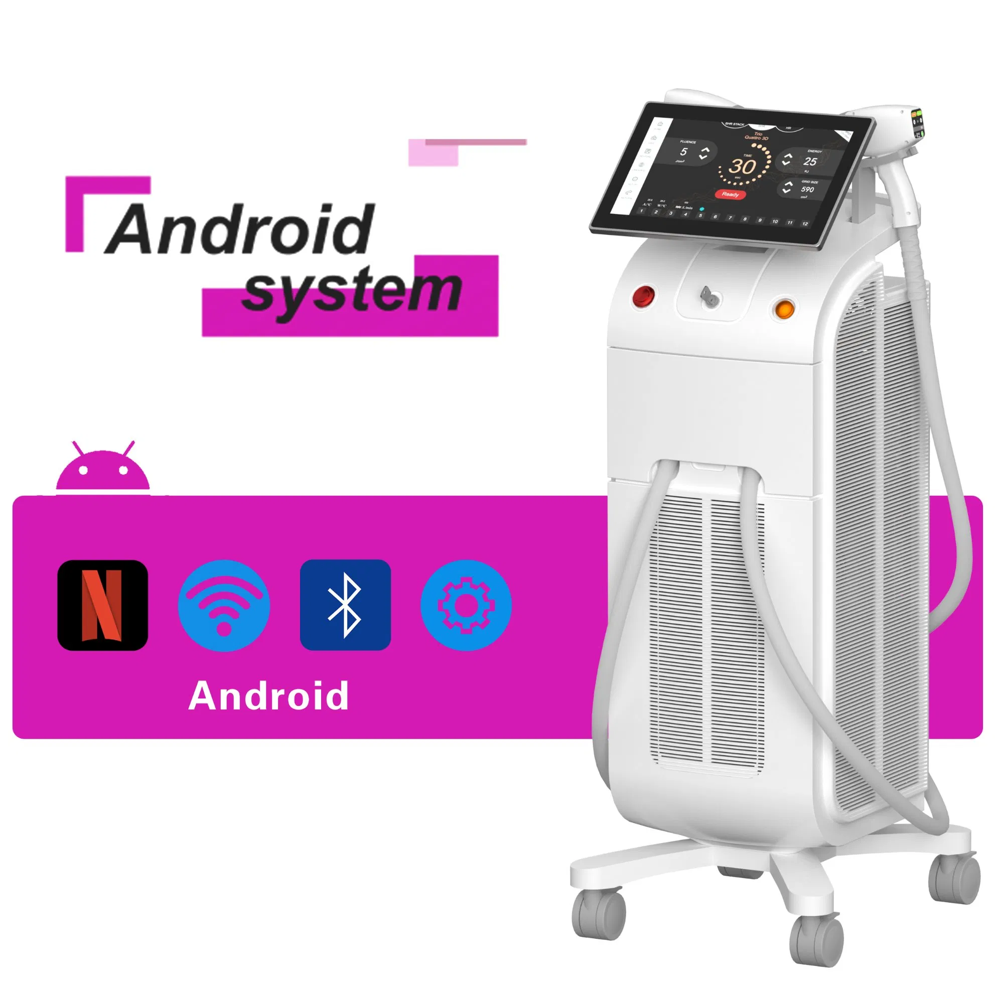 Venda Quente Máquina Profissional De Depilação a Laser Diodo 808 808nm Laser Diodo com Gelo