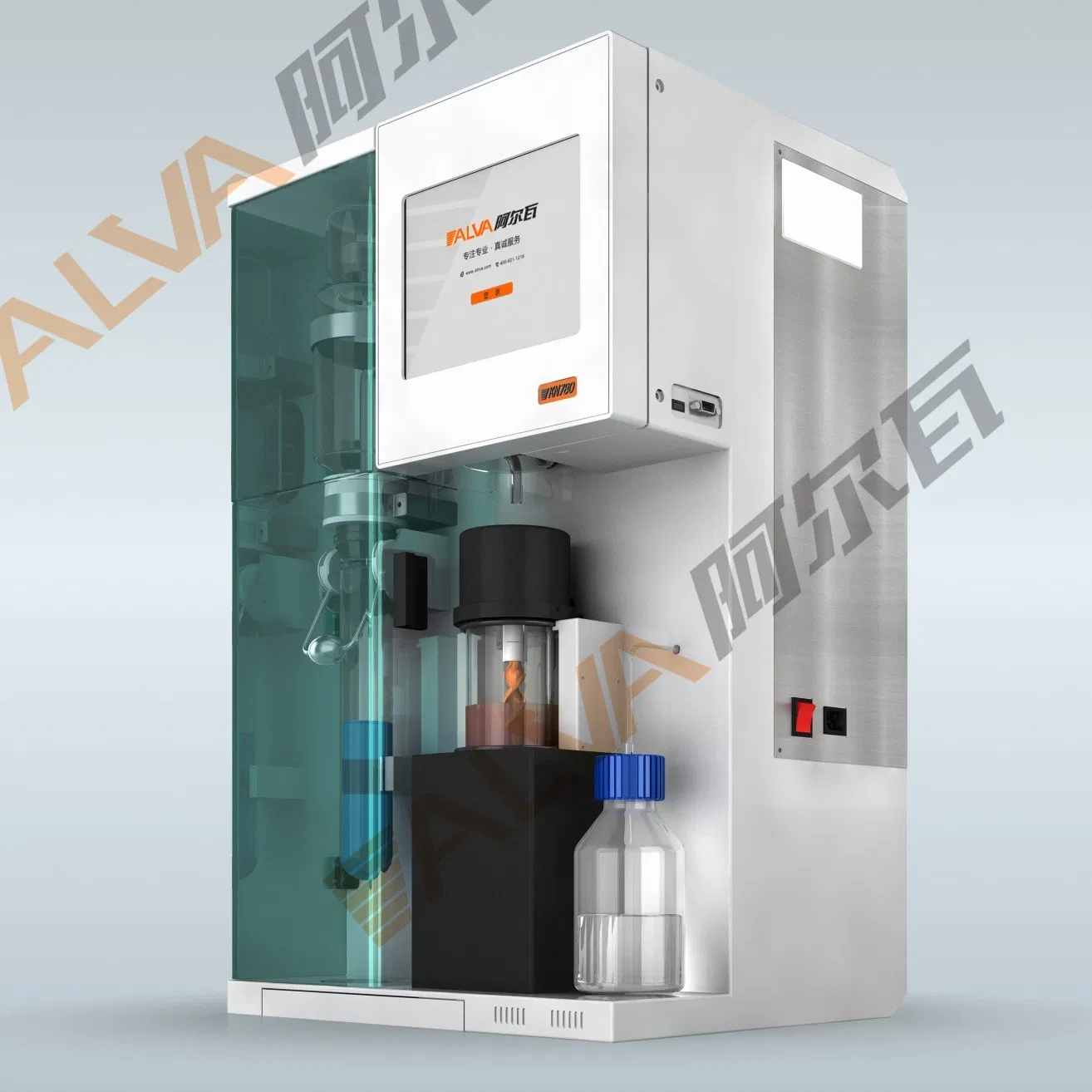 Kd780 Analisador de Nitrogênio Kjeldahl: Precisão do Conteúdo de Proteína Equipamento Analítico Aplicado ao Processamento de Alimentos, Cereais, Água, Solo e Outras Áreas