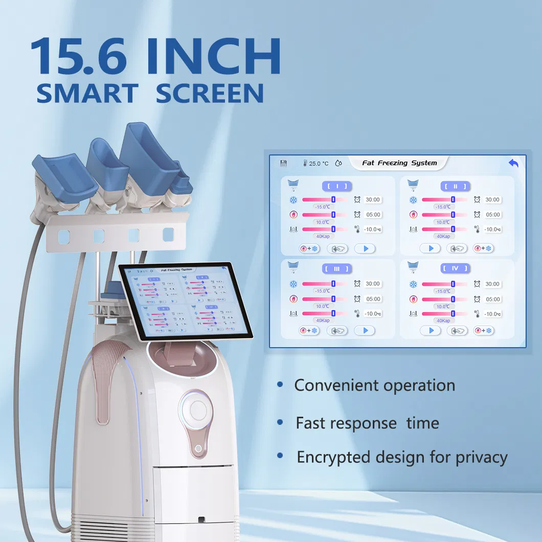 Máquina de Congelamento de Gordura Cryo Slim Máquina de Crioterapia Redução de Medidas Queima de Gordura