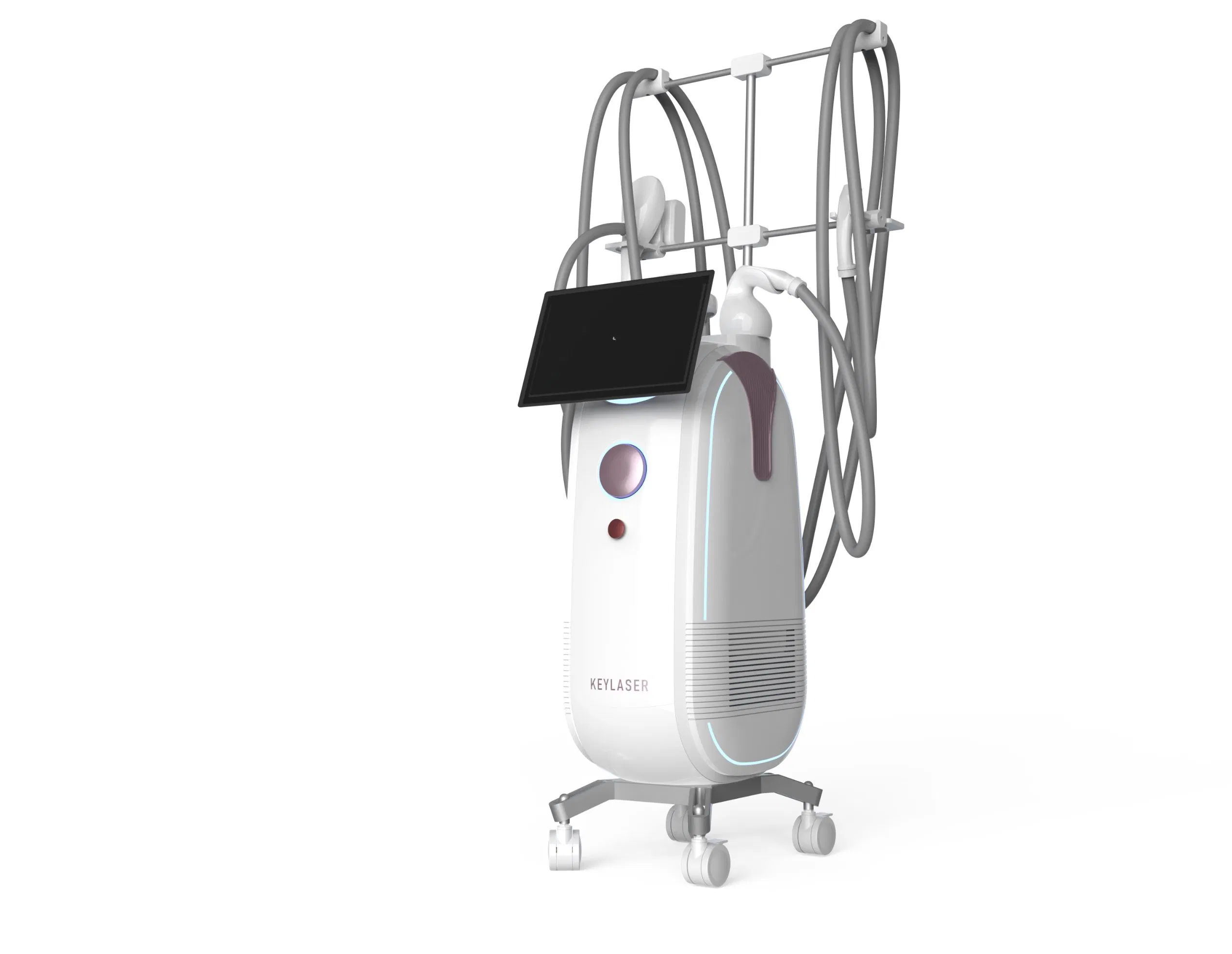 Máquina de Escultura Corporal com Novo Design para Remoção de Celulite, Forma Corporal Vela, RF, Vacuo, Cavitação, Rolos de Emagrecimento