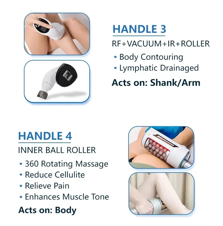Máquina de Rolagem a Vácuo para Modelagem Corporal Vela, Sistema de Massagem para Remoção de Gordura e Celulite