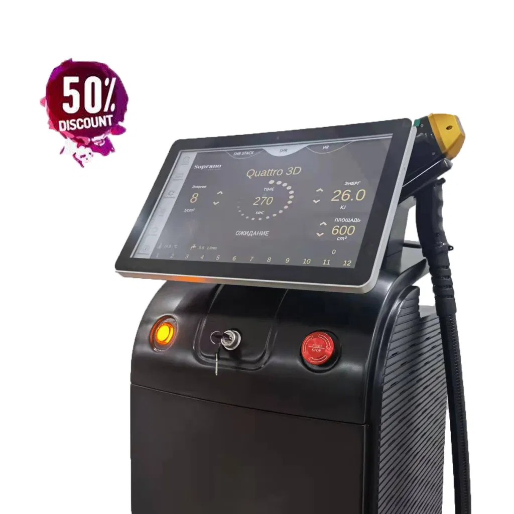 808nm Equipamento de Salão de Beleza Médico para Remoção de Pelo a Laser Diode