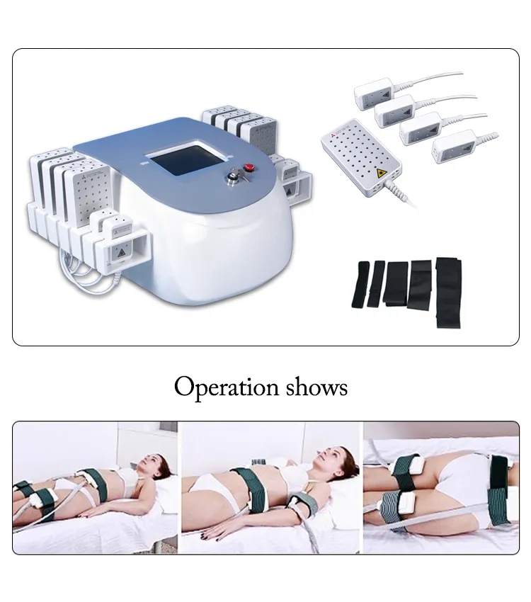 Máquina de emagrecimento corporal com laser lipolaser, criolipólise, laser lipo 336 diodo laser I-Lipo