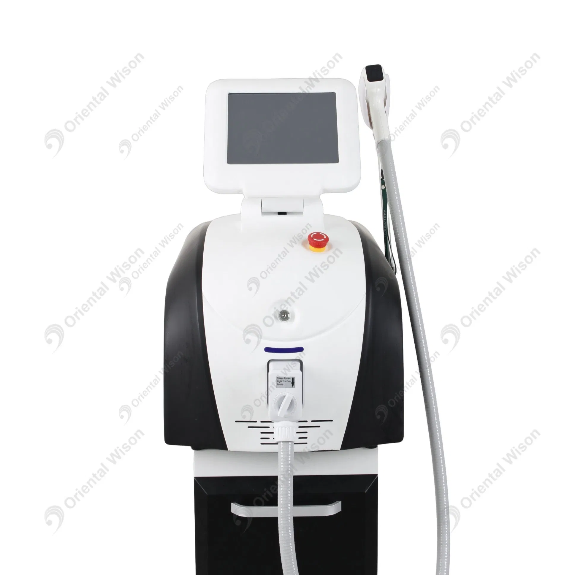 Máquina de Remoção de Cabelo a Laser Diodo Portátil 808nm Dispositivo de Depilação a Laser 3 Onda 808 755 1064 Tripla Comprimento de Onda