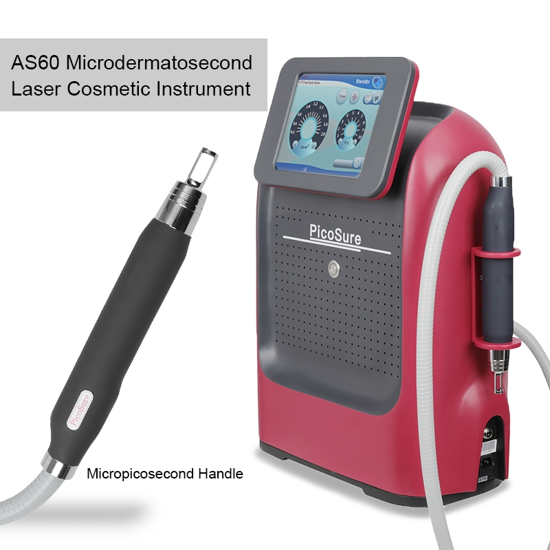 Máquina portátil de laser picosegundo ND YAG com Q-Switch para remoção de tatuagens, clareamento da pele e remoção de rugas, equipamento de beleza