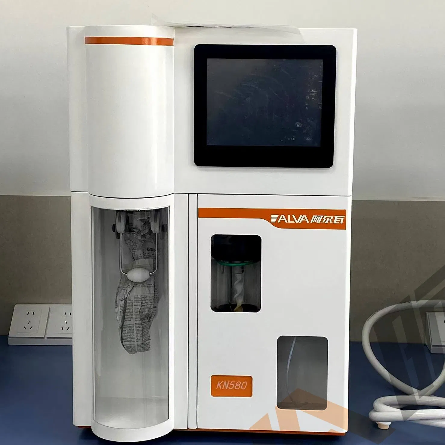 Kd580 Analisador de Nitrogênio Kjeldahl: Equipamento Analítico Totalmente Automático de Titulação para Medição Precisa de Proteínas na Avaliação da Qualidade da Água, Análise do Solo