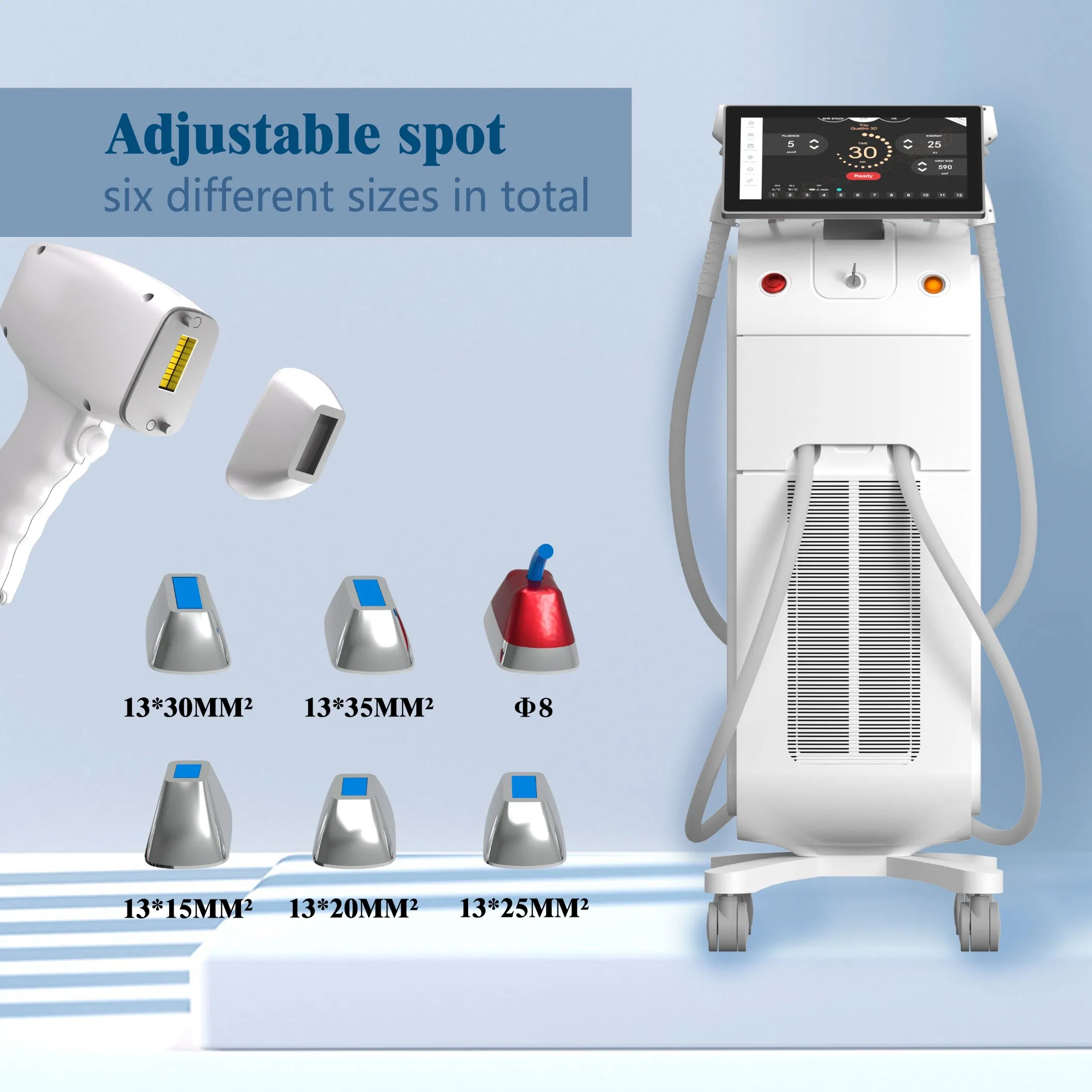 Venda Quente Máquina Profissional De Depilação a Laser Diodo 808 808nm Laser Diodo com Gelo