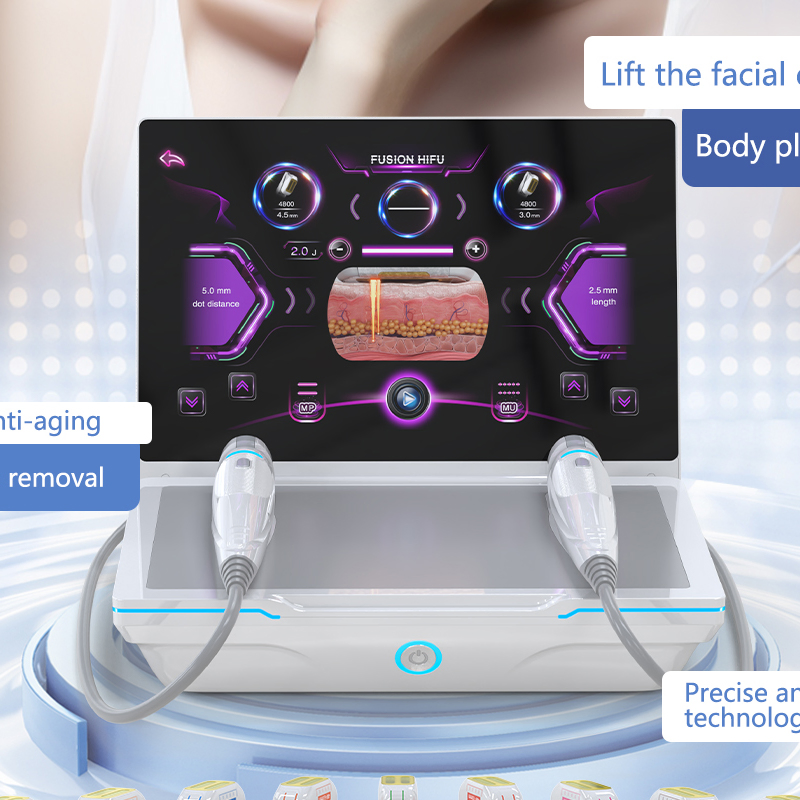 Novo Dispositivo Hefu para Remoção de Rugas, Antienvelhecimento, Modelagem Corporal, Levantamento Facial, Aperto da Pele, Equipamento de Beleza para SPA