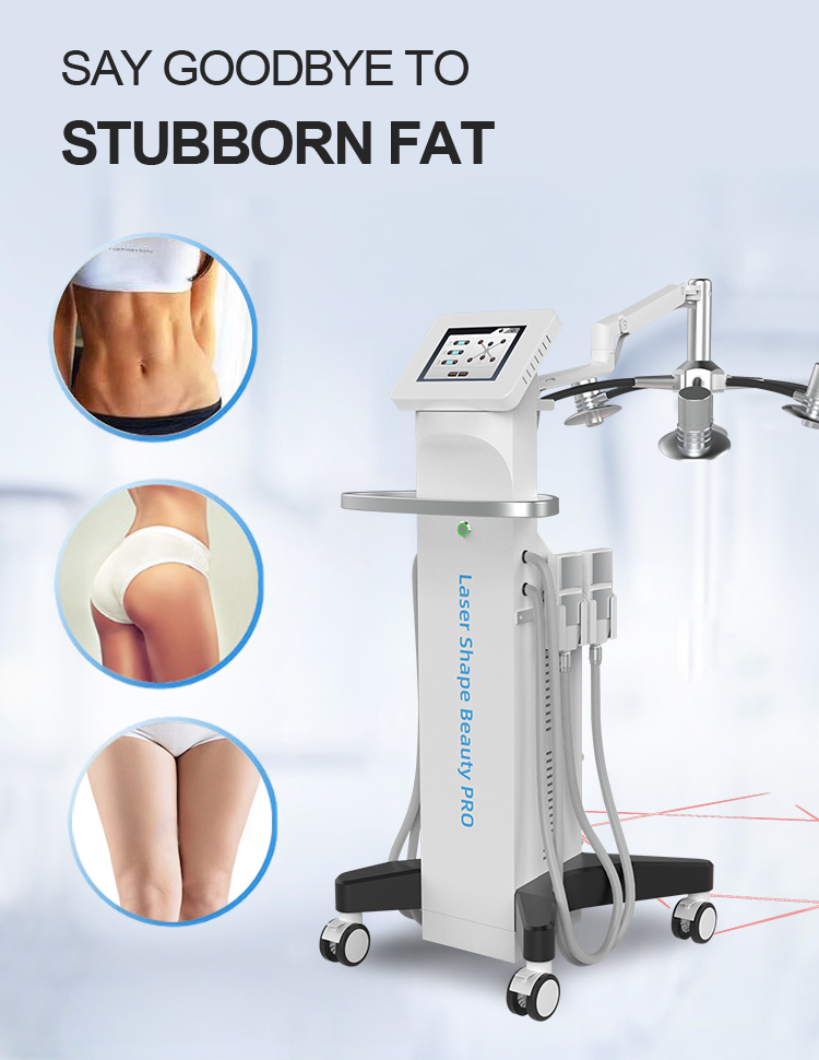 Novo Laser Lipo Tecnologia Lllt Fonte de Laser Frio 532-635nm Onda Criolipólise Remoção de Celulite Contorno Corporal Sistema de SPA Máquina de Beleza
