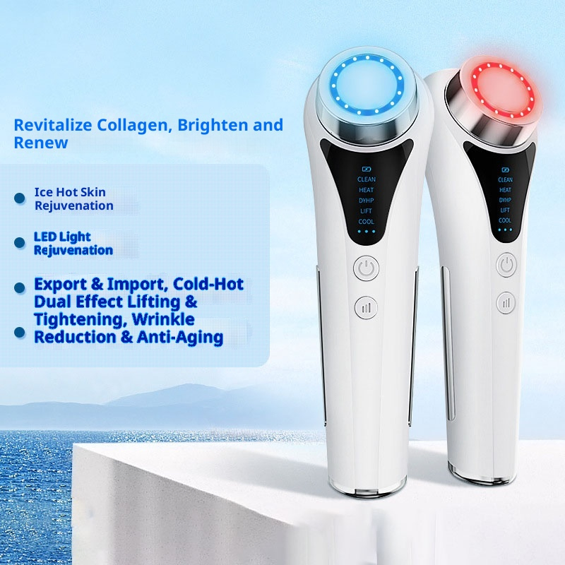 Tecnologia Avançada de Cuidados com a Pele Dispositivo de Beleza Elétrico de Vibração por Corrente Iônica Ferramenta de Massagem Facial Dispositivo Facial de Microcorrente