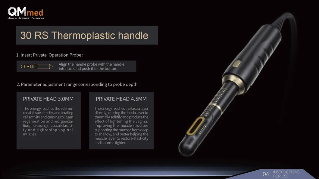 Máquina de Beleza Hifu RF de Alto Desempenho com Motor Sem Escovas Controle Inteligente Dispositivo de Cuidado Abrangente para Rosto e Corpo Intimo
