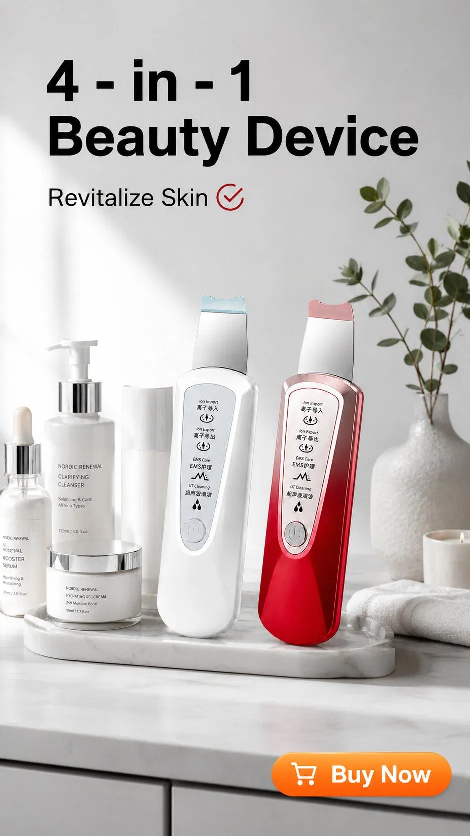 Limpador Facial Ultrassônico