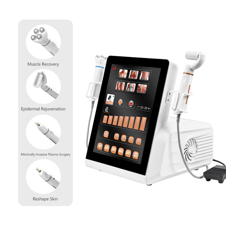 2 em 1 Dispositivo de Cuidados com a Pele de Rejuvenescimento Anti-Envelhecimento com Plasma Ozone e Lifting RF