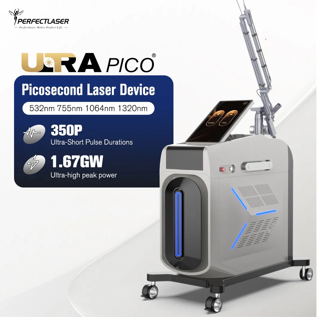 Fonte de Alimentação Real 755nm Equipamento de Remoção a Laser Pico 1064nm ND YAG