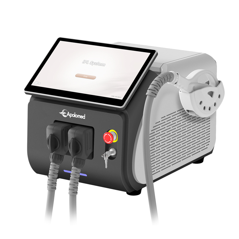 Máquina portátil de IPL para remoção de pelos e rejuvenescimento da pele