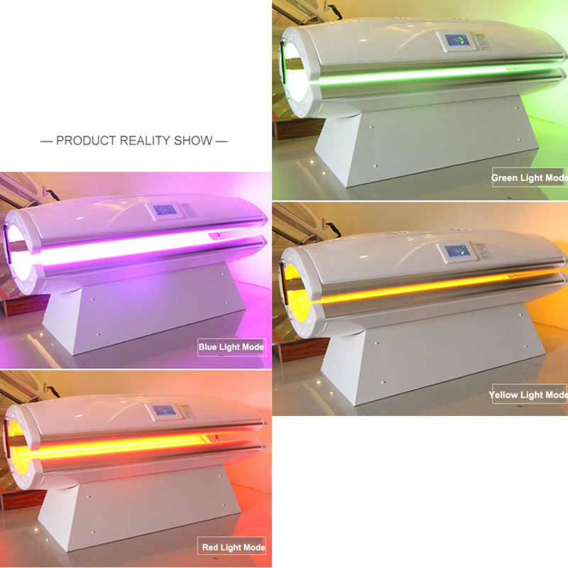 Stable Performance Indoor UV Tanning Solarium Cabin Full Body Beautifying Equipment with Independent Facial Tanning System for Wellness Center Hotel SPA