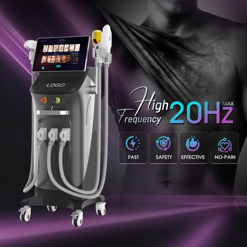 Remoção de Pelo a Laser Diode Multifuncional Bbl IPL Dpl Elight 808