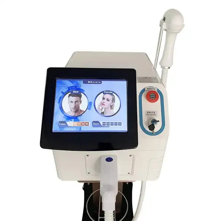 3 em 1 Multifuncional 360 Máquina de Laser Opt Elight IPL RF ND YAG Equipamento de Beleza para Remoção Rápida de Pelos a Laser