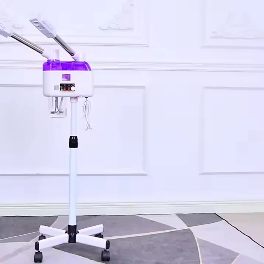 Equipamento de Vapor Facial Ozone SPA para Pele Hidratada Pequeno Tamanho Beleza Quente e Frio