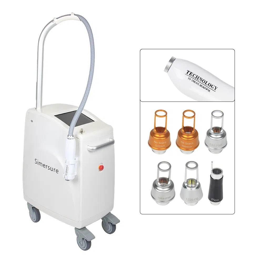 Equipamento Médico de Beleza para Remoção de Tatuagem a Laser Picosegundo ND YAG Profissional